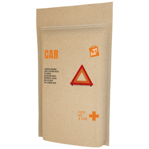 Kit promotionnel de secours Voiture MyKit Marron kraft
